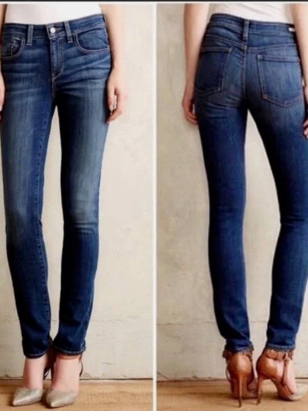Anthropologie Pilcro and Letterpress Fit Stet Skinny Jeans Light Denim
